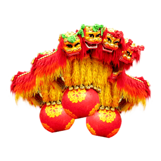 新年舞狮装饰