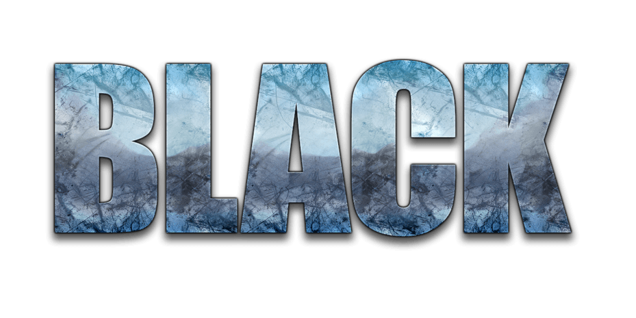 black英文梦幻字体