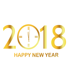 时间艺术字2018