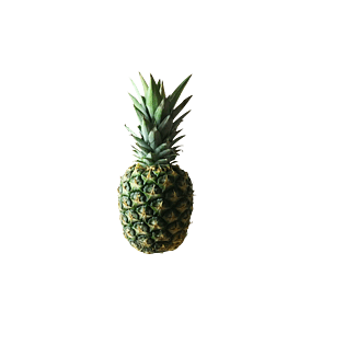 实拍新鲜水果凤梨菠萝pngpsd2000*2000小清新唯美水果之菠萝pngpsd