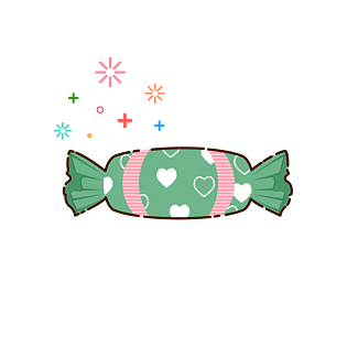 手绘矢量扁平儿童节糖果pngpsd2000*2000手绘糖果糖块插画pngpsd200