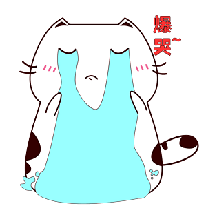 可爱小肥猫咪大哭爆哭表情包