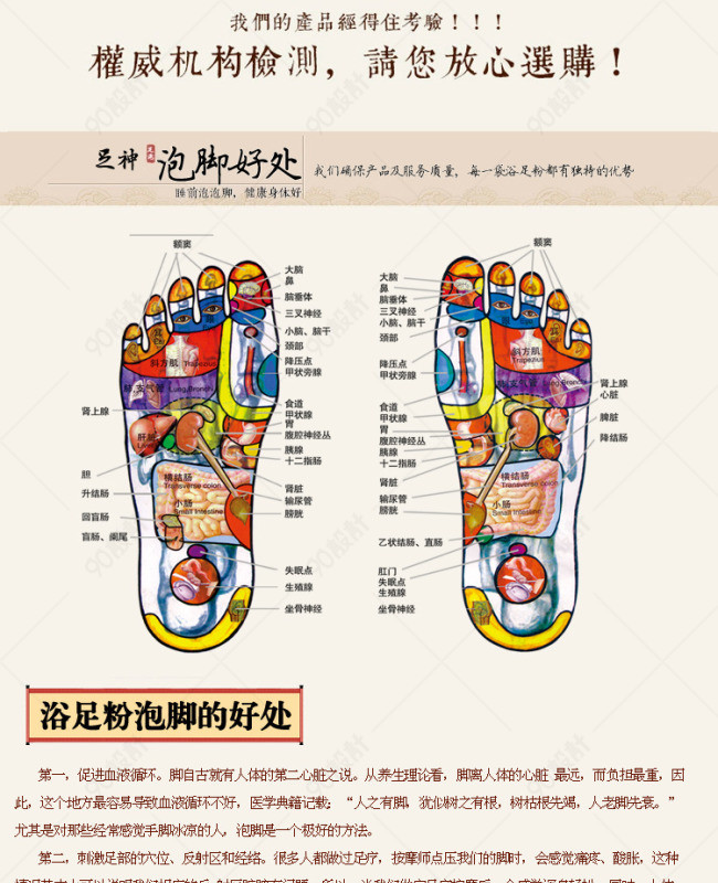 淘宝产品详情页设计脚气灵足浴粉psd素材