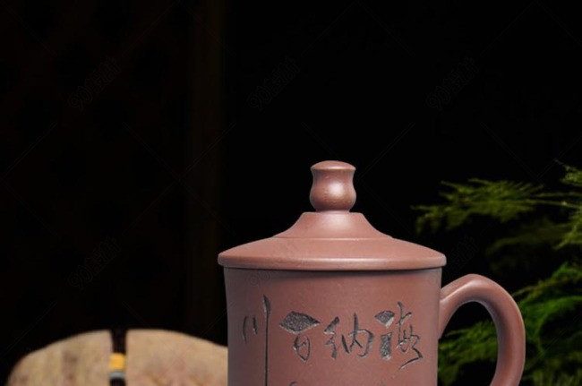 淘宝天猫精选复古紫砂详情PSD模板