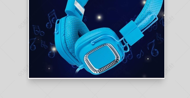 淘宝音乐耳机主图【主图直通车psd】-90设计网