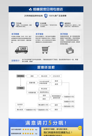 淘宝详情页底部售后说明免费下载