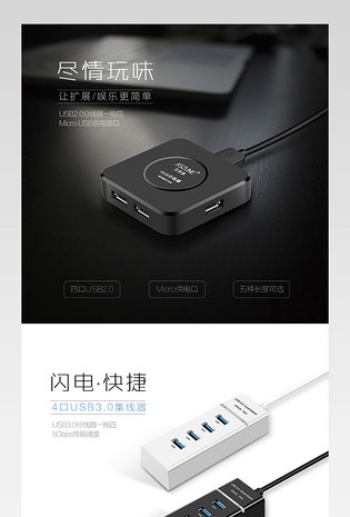 苹果安卓手机充电器USB接口PSD源文件