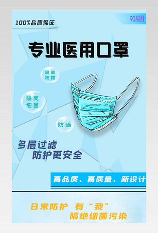 高品质专业医用口罩日常生活必备口罩