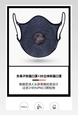  碳盾碳纤维立体口罩冬季防臭防尘防气味防雾霾防护过滤口罩防甲醛详情页