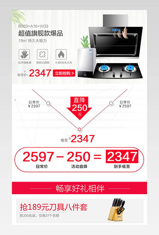 日常清新活动氛围家用油烟机套餐关联曲线图