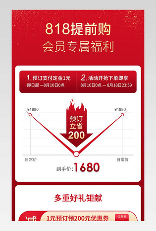 活动促销聚划算简约日常用品价格曲线详情促销关联页
