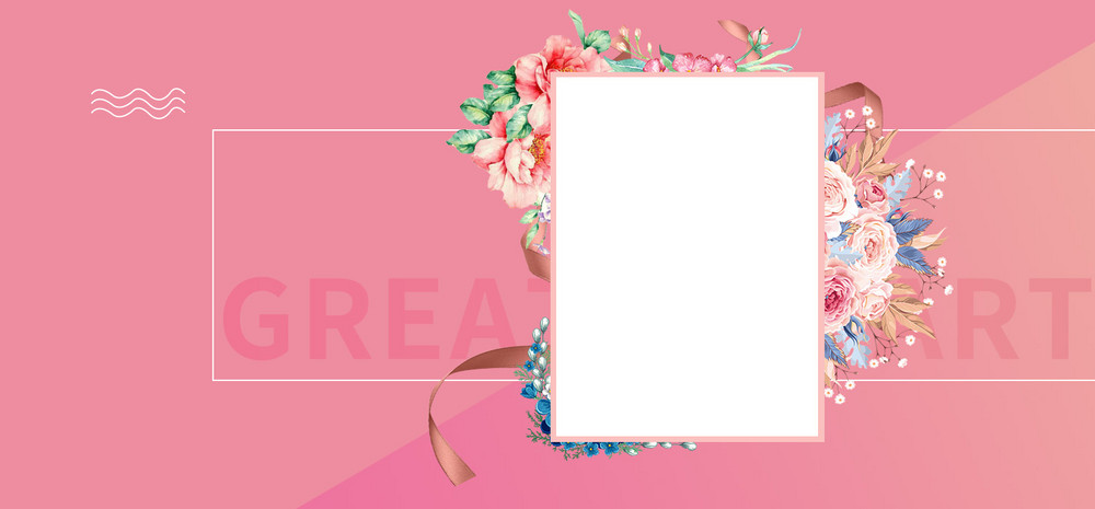 美容美妆化妆品banner背景