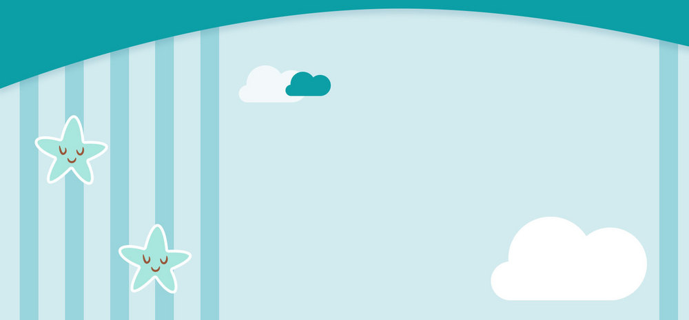 天猫卡通条纹图案母婴banner