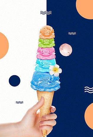 冰淇淋漂浮几何牛奶食品广告背景已下载3次1920x1200抹茶冰淇淋简约