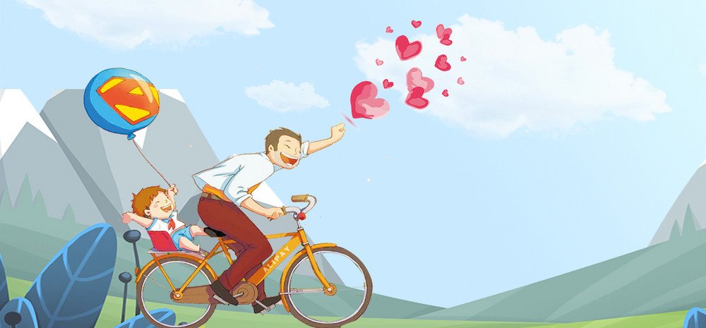 父亲节背景背景