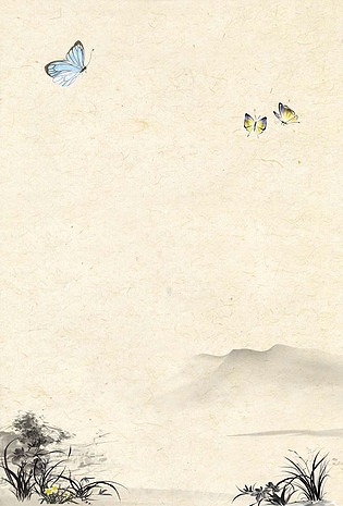 水墨山水古风背景