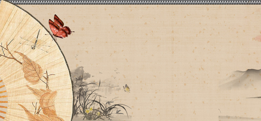 中国风复古山水背景