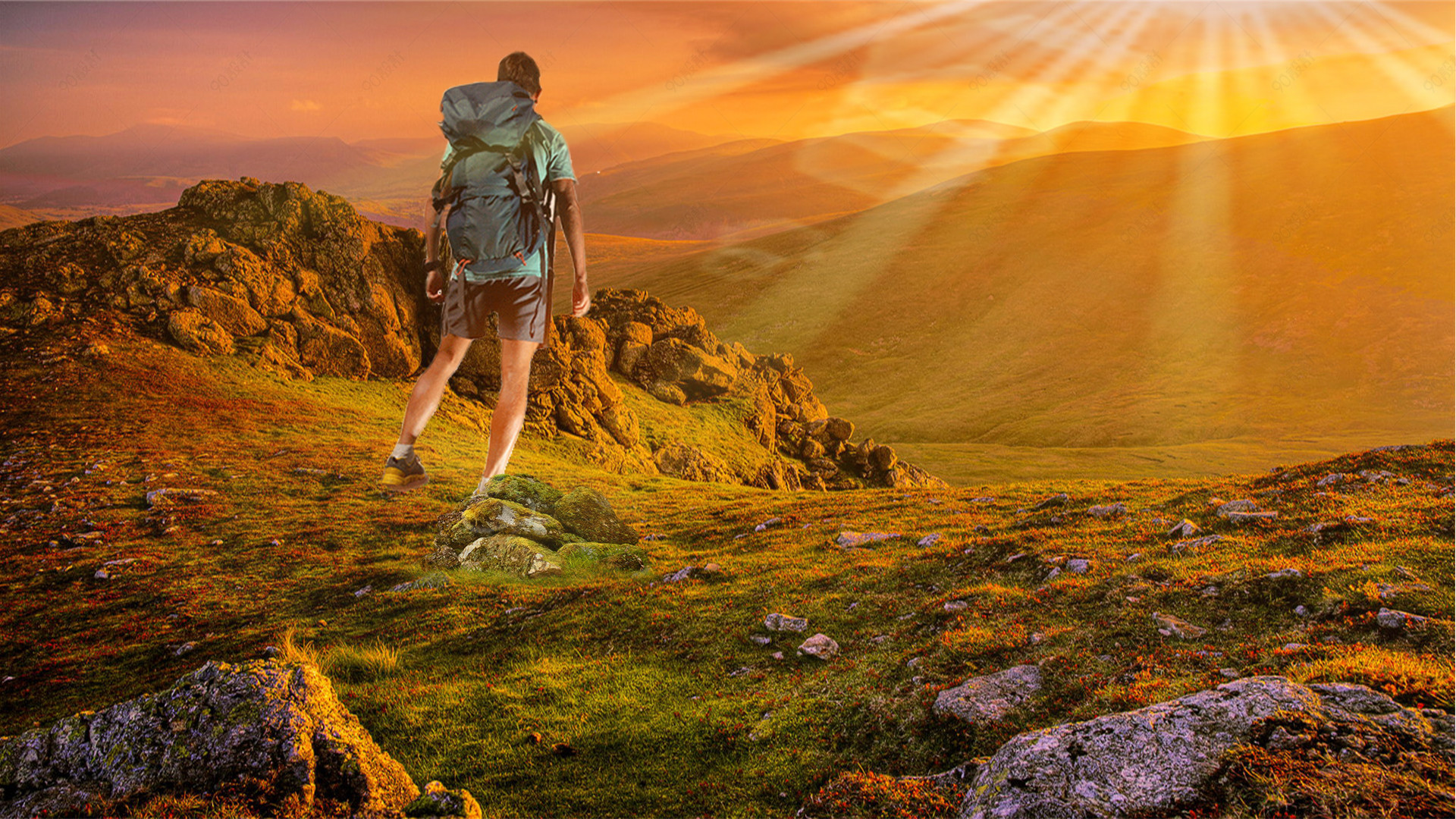 运动健身风景走酷