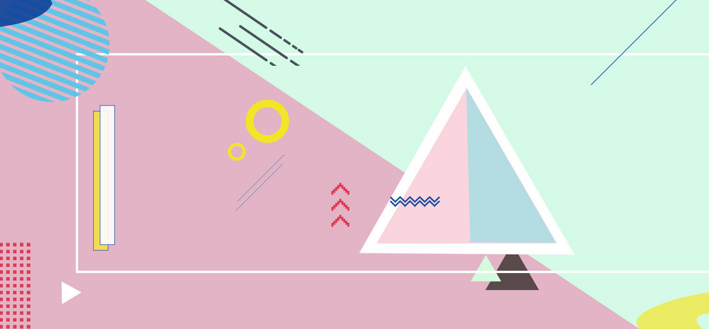 服装销售蓝绿色背景文艺海报banner