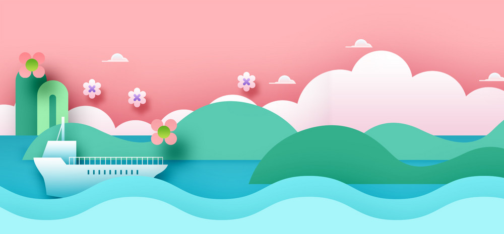 服装销售粉红色背景简约风海报banner