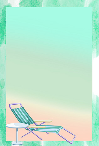 绿色清新卡通背景