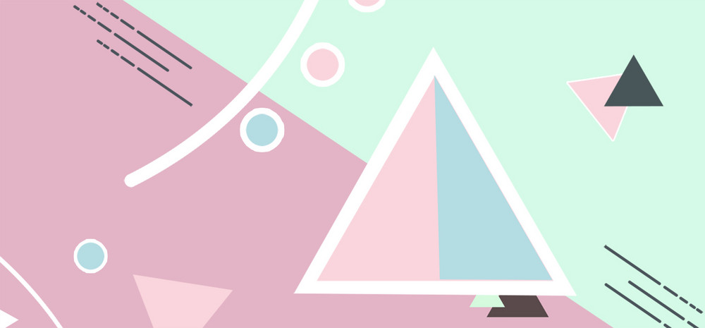 多边形海报背景