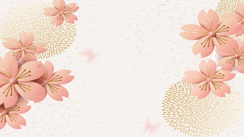 简单清新背景海报