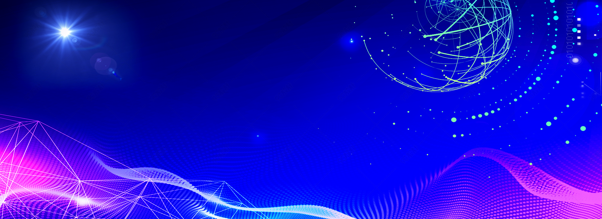 相信品牌的力量科技海报【免抠背景psd】-90设计网