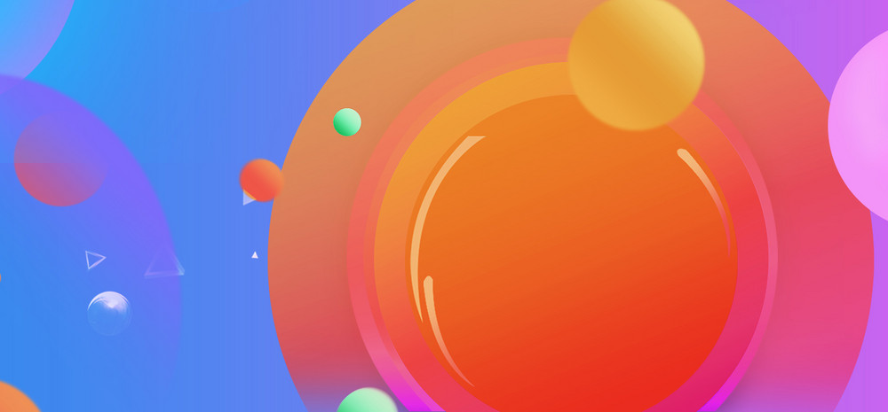 家电数码蓝紫色背景简约风海报banner