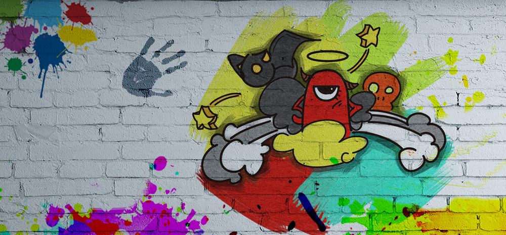 创意墙绘背景素材_高清创意墙绘背景图片免费下载-90设计网