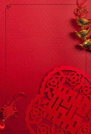 创意合成婚礼请柬背景