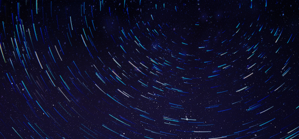 黑色星空轨迹海报