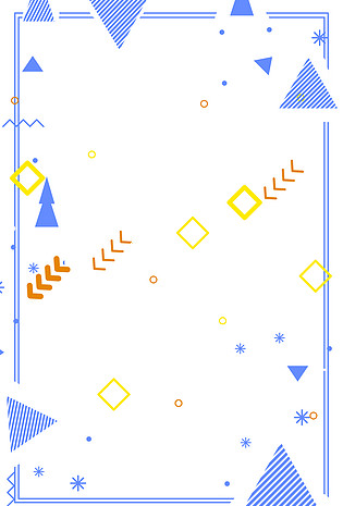 简约几何招聘海报背景