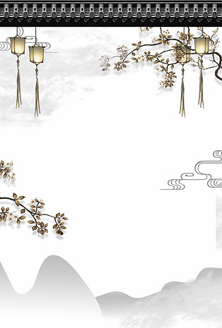 中国风水墨素材背景