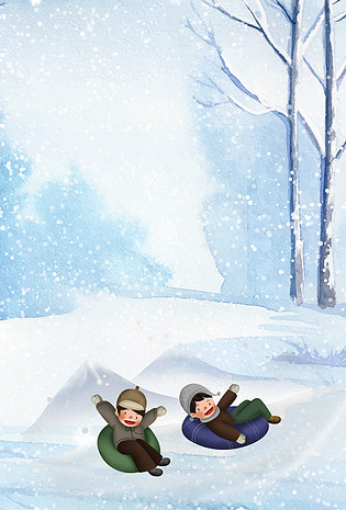 趣味冬令营psd分层banner