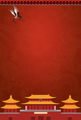 北京之旅北京故宫旅游背景素材