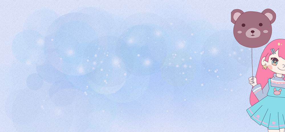 淡蓝简约质感女生节情侣牵手背景