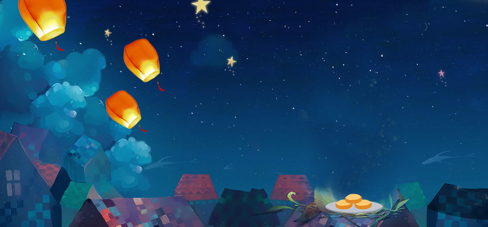 中秋节 孔明灯背景素材_高清中秋节 孔明灯背景图片免费下载-90设计网