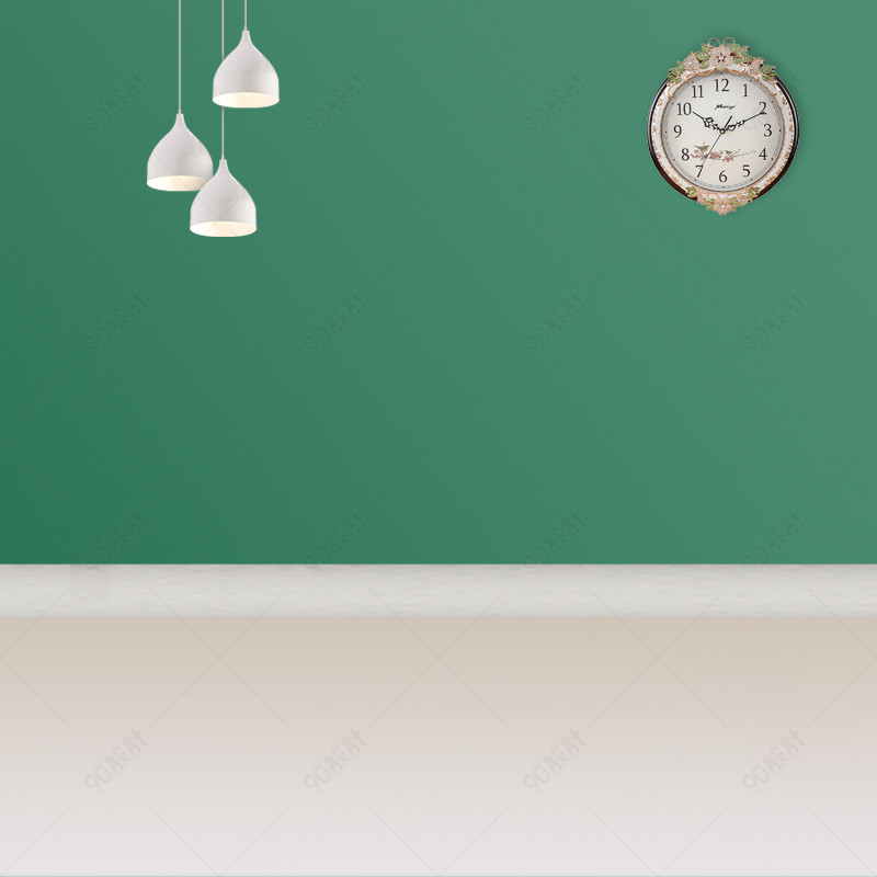 绿色清新简约高级感家装家具详情页主图背景