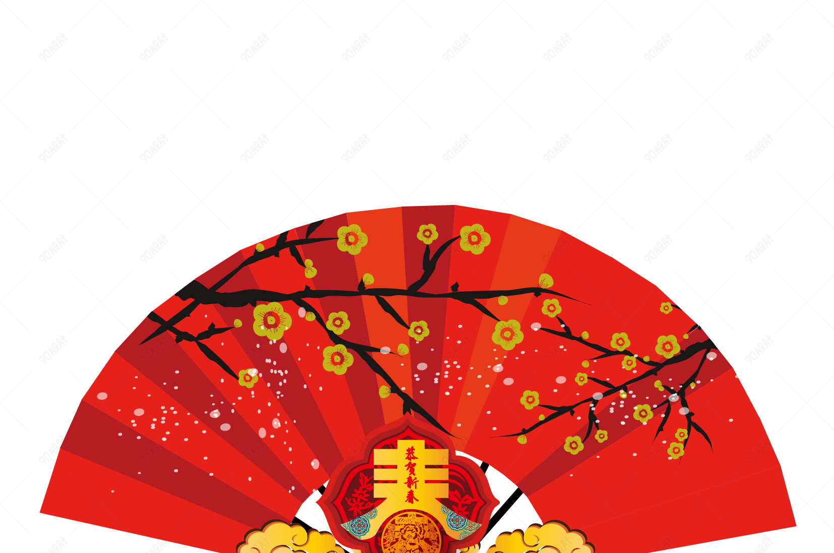 扇子新年