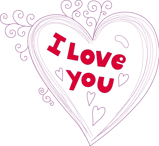 我爱你英文图片大全