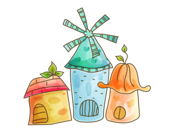 小房子卡通图片大全