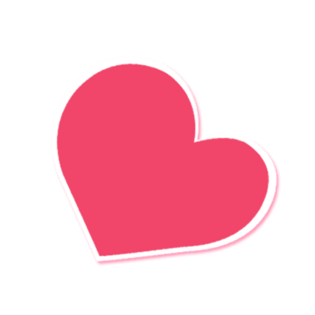 唯美粉红心形图案边框