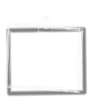 卡通白色线条边框