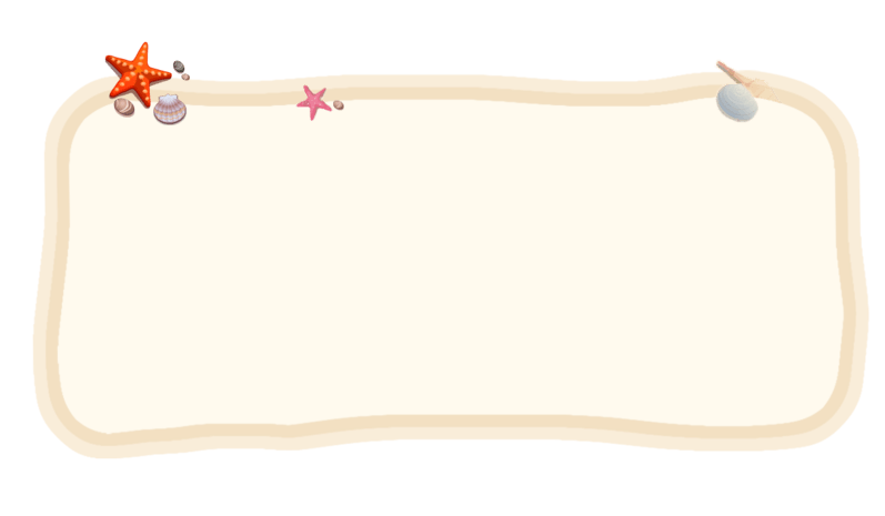 海鸥阳伞边框pngpsd2000*2000旅行旅游宣传促销邮票边框沙滩椅日光浴