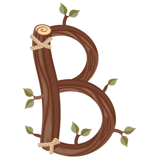 艺术字母字b手绘字母b萌图标立体字母b可爱卡通字母b卡通字母b卡通