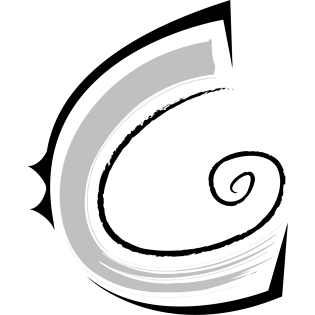 卡通欧式简约花纹英文艺术字母c