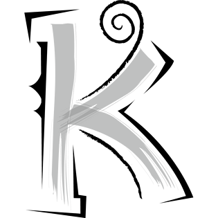 k字体