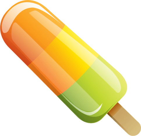 卡通彩色雪糕png