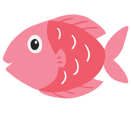 卡通手绘粉色鱼pngpsd2000*2000卡通手绘唯美两只亲吻的鱼pngpsd2000*